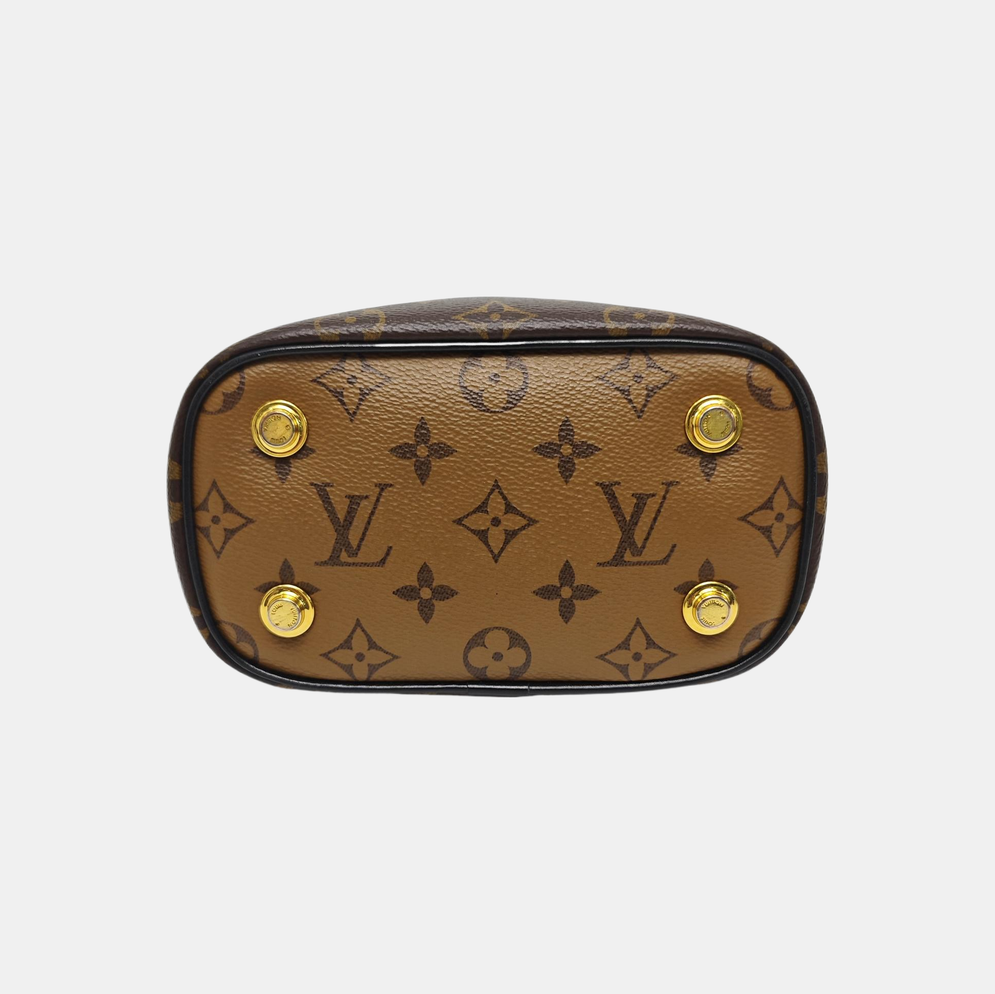 NICE Mini Monogram Coated Canvas Brown