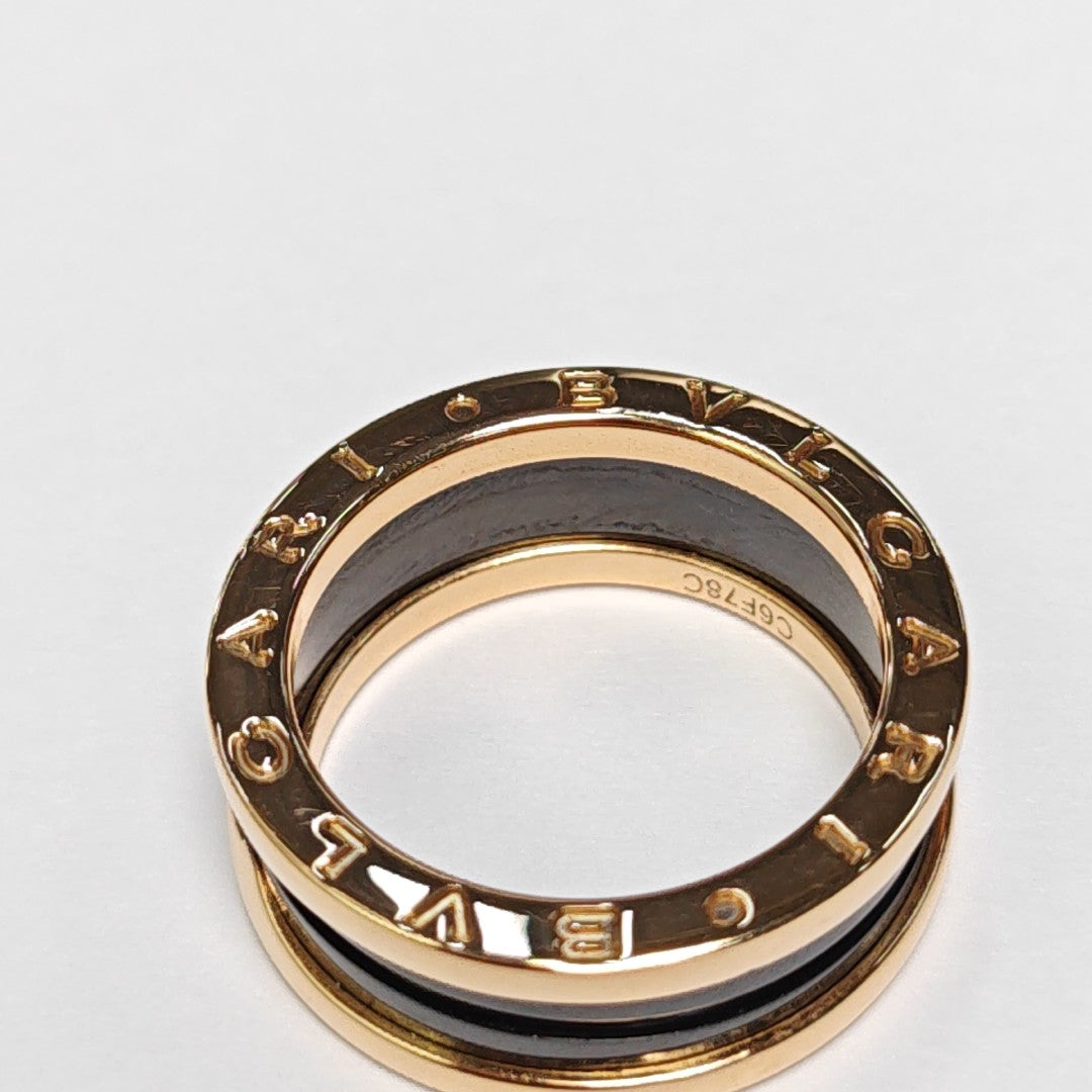 B.ZERO1 18k Rose Gold Ring EU 54
