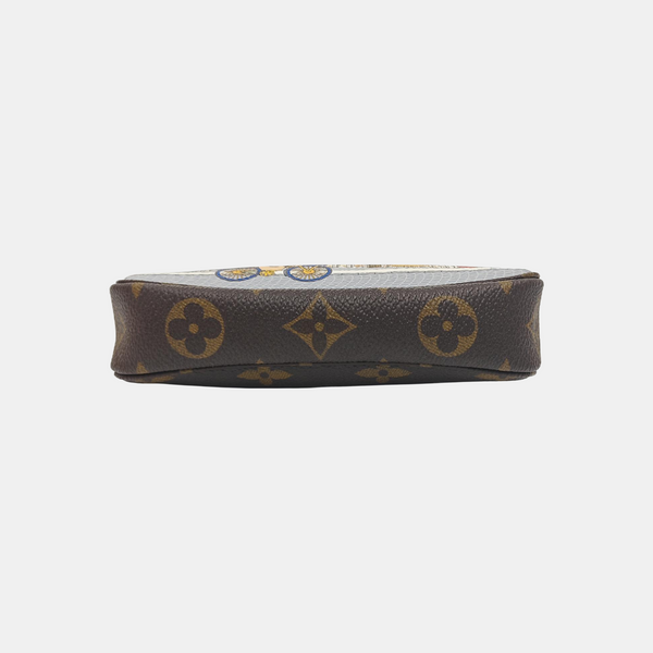 ACCESSOIRES Monogram Coated Canvas Brown