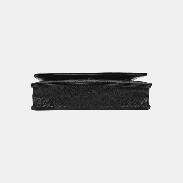 WOC Quilted Grained Calfskin Black