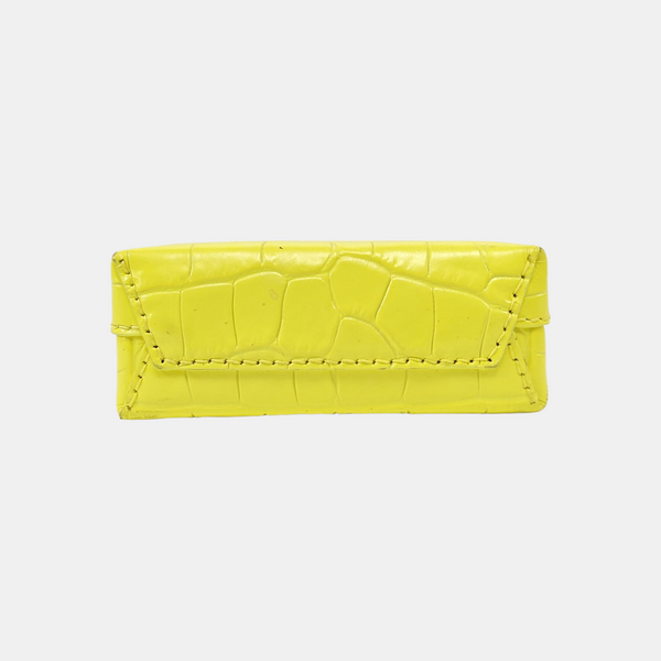 Shopping Bag Calfskin Yellow