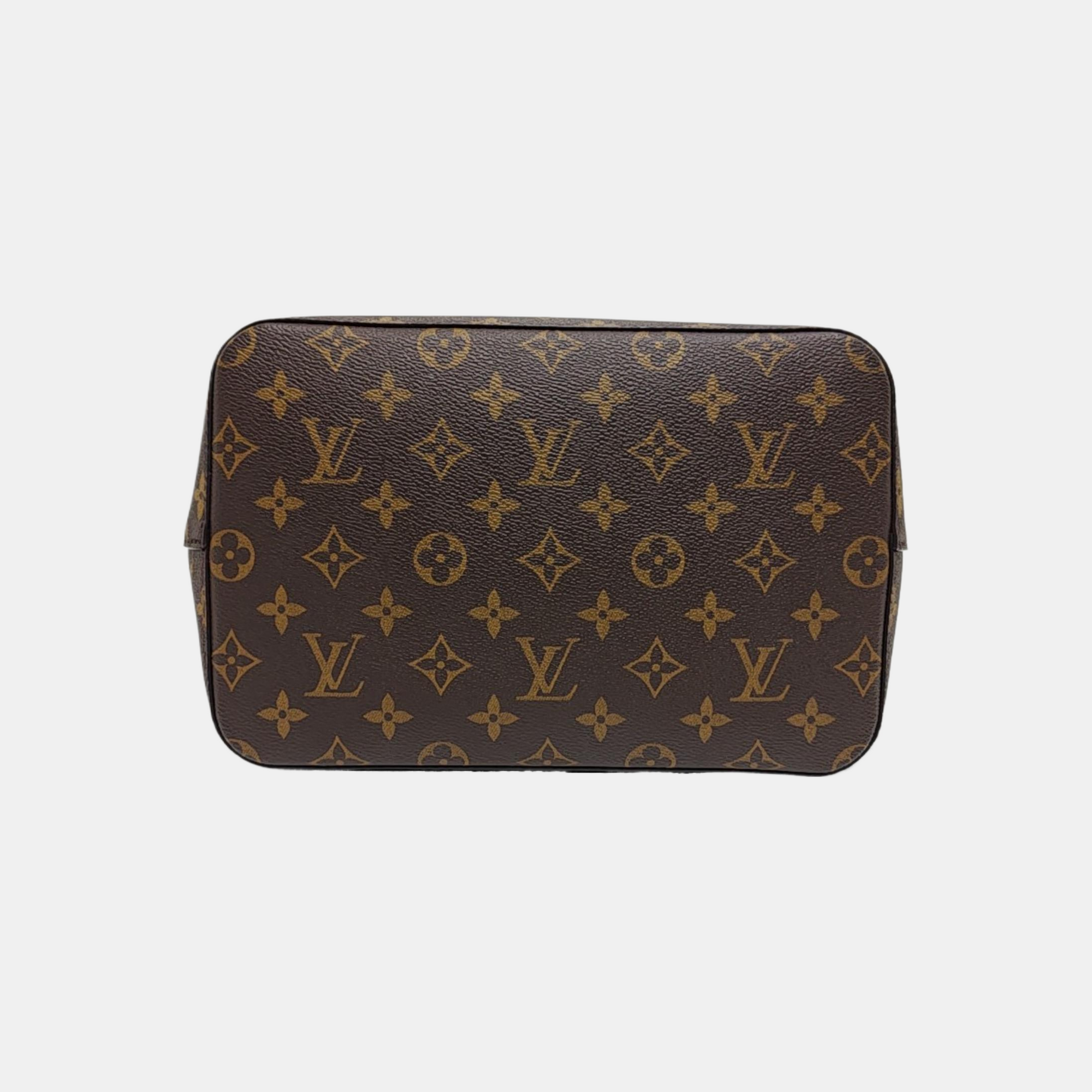 NÉONOÉ MM Monogram Coated Canvas Brown