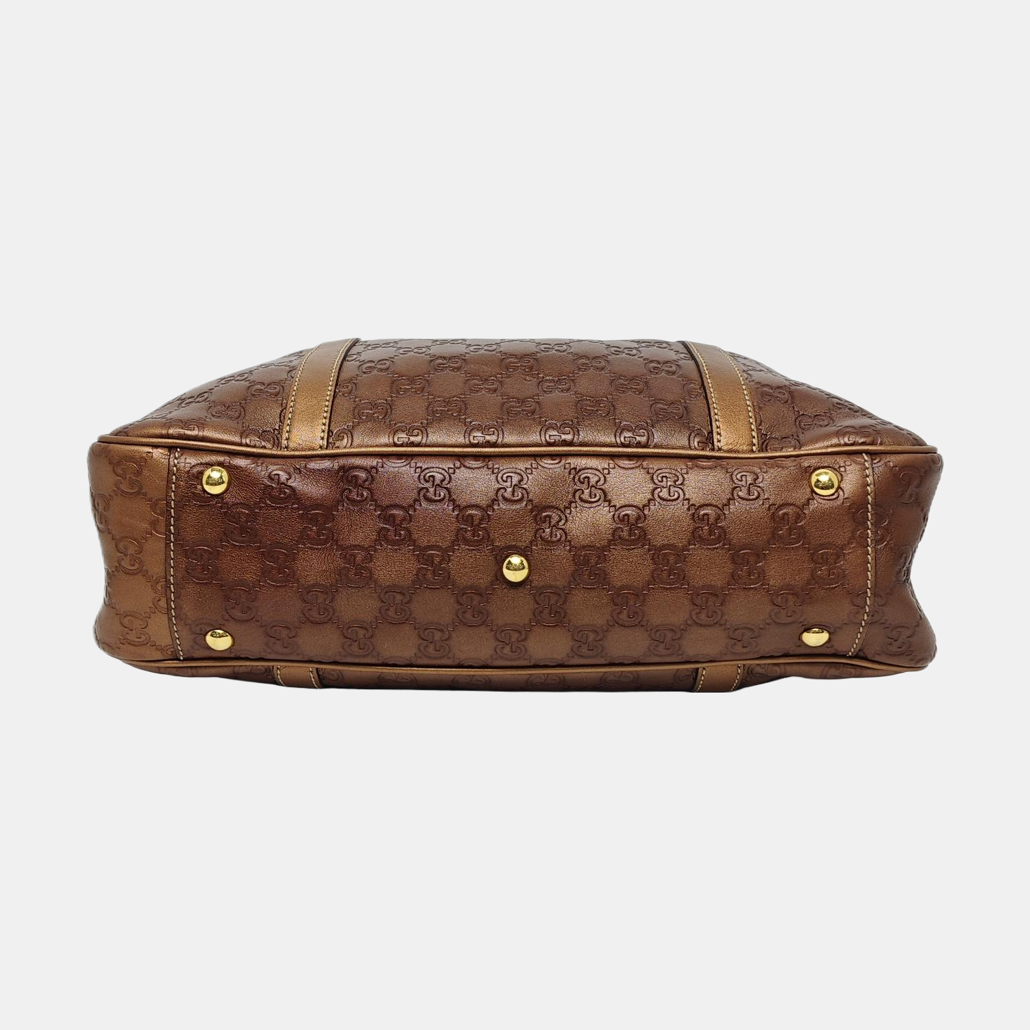 Monogram Leather Brown