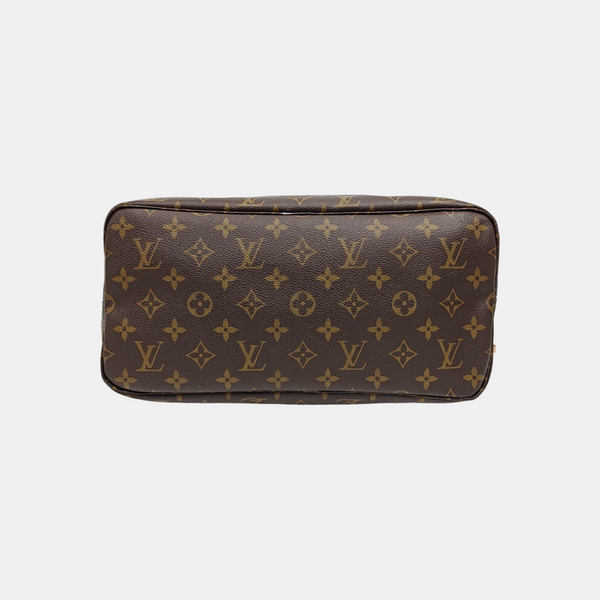 NEVERFULL MM Monogram Coated Canvas Brown