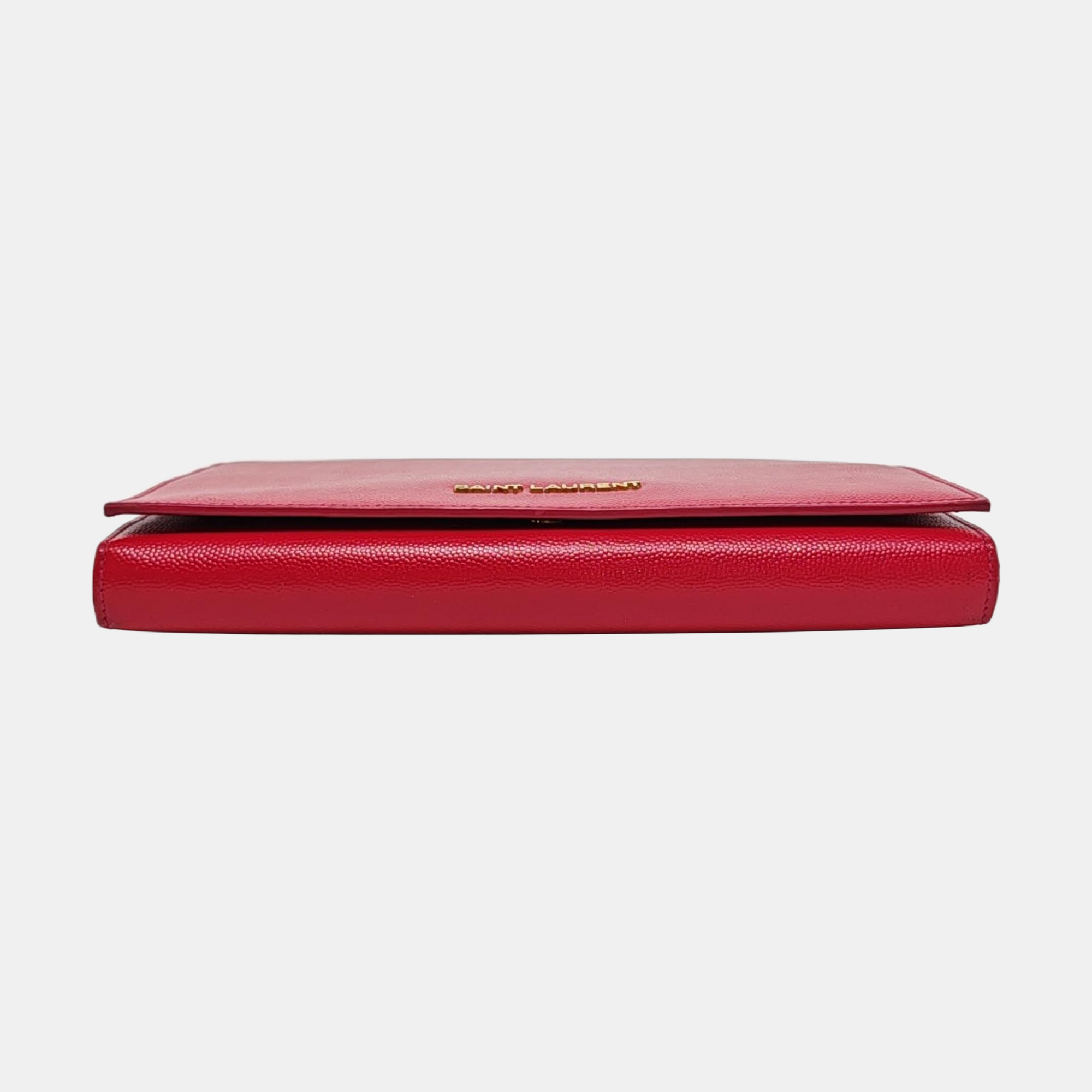 Calfskin Shoulder Bag Red