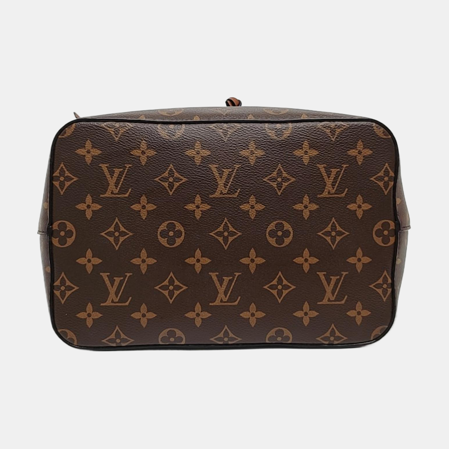 NÉONOÉ MM Monogram Coated Canvas Brown