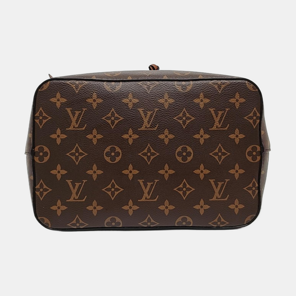 NÉONOÉ MM Monogram Coated Canvas Brown
