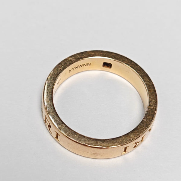 B.ZERO1 18k Rose Gold Ring EU 51