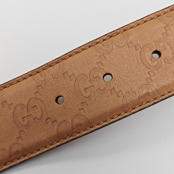 Leather Belt Beige