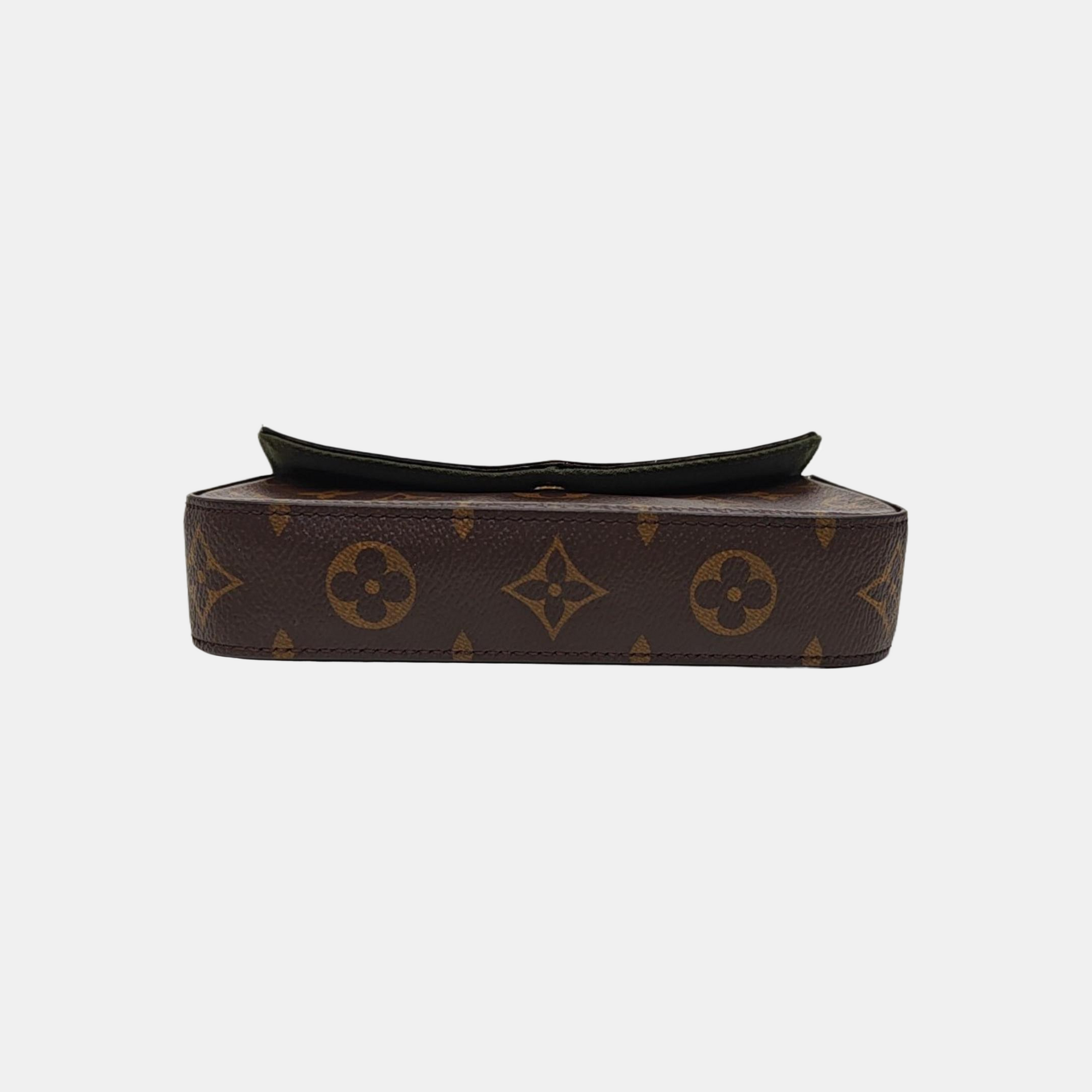 FÉLICIE Monogram Coated Canvas Brown