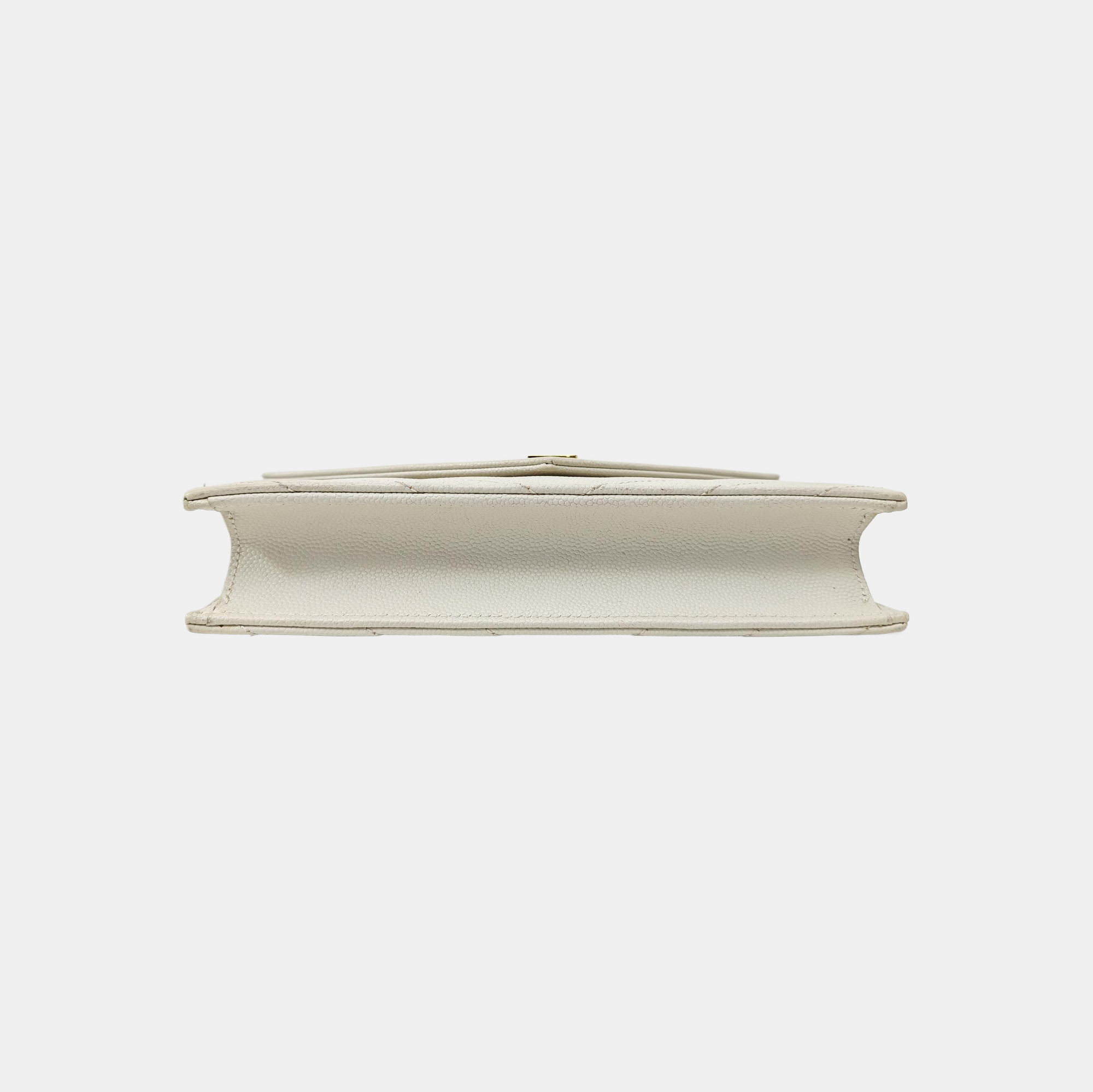 MONOGRAM WOC Chevron Calfskin White