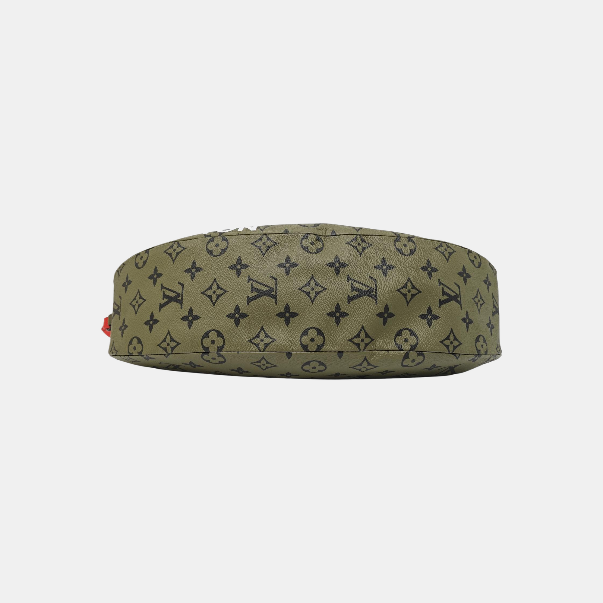 Monogram Coated Canvas Shoulder Bag Green