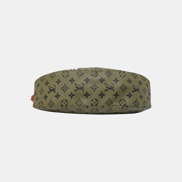 Monogram Coated Canvas Shoulder Bag Green
