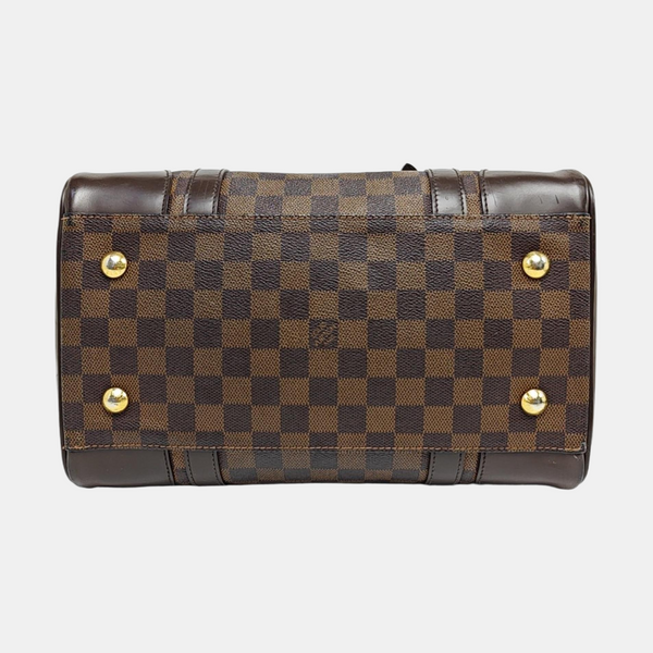 BERKELEY Damier Ebene Coated Canvas Brown
