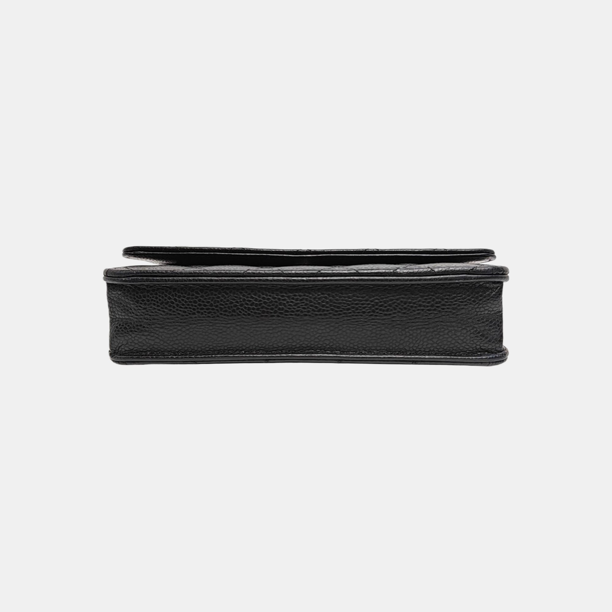 WOC Quilted Calfskin Black