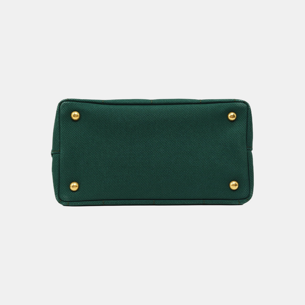Denim Quilted Canvas Green