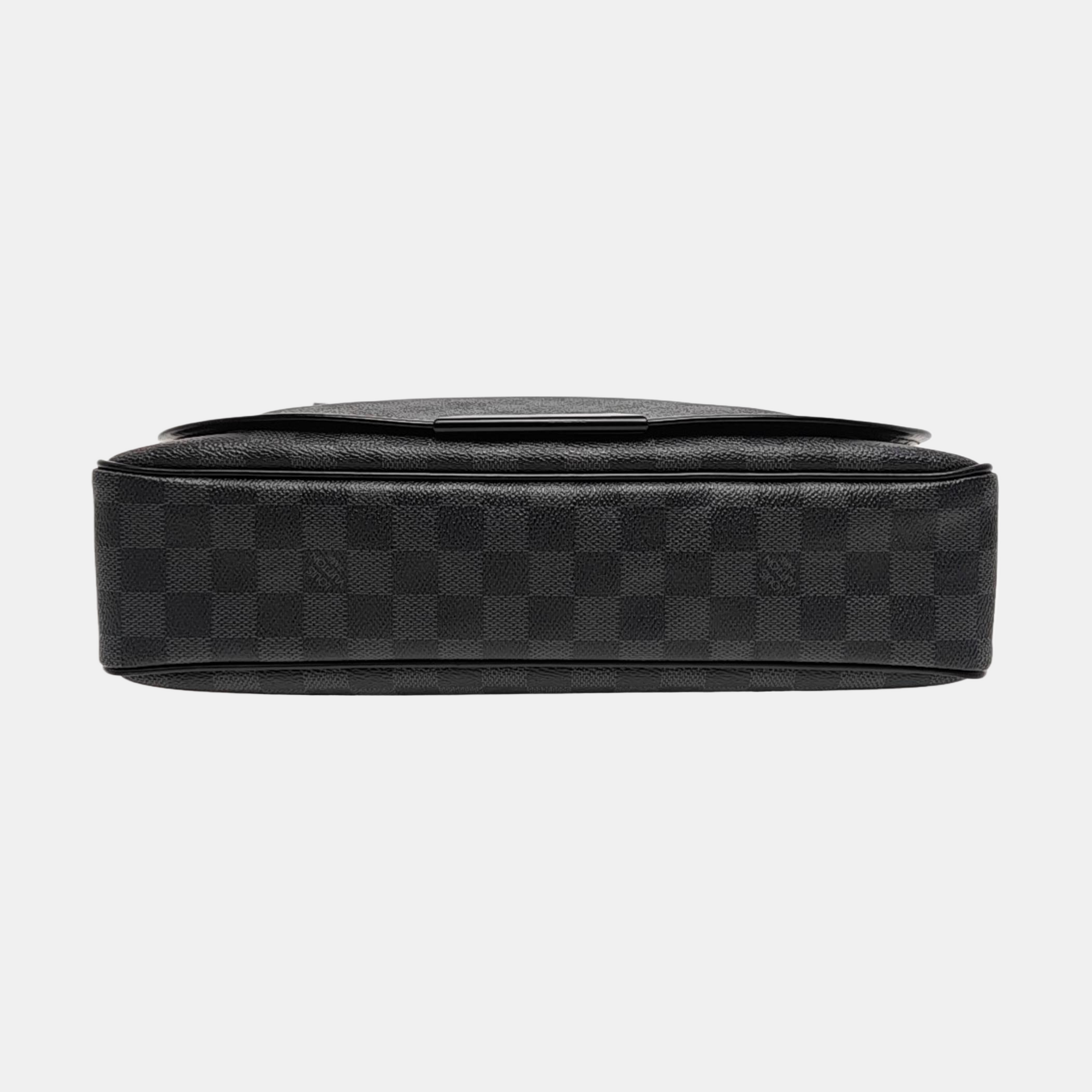 DANIEL Damier Graphite Coated Canvas Gray
