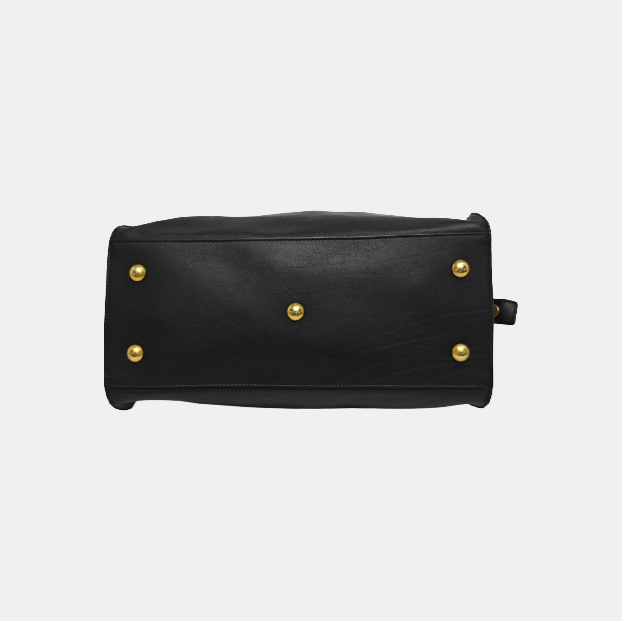 CHYC Y LIGNE Small Calfskin Black