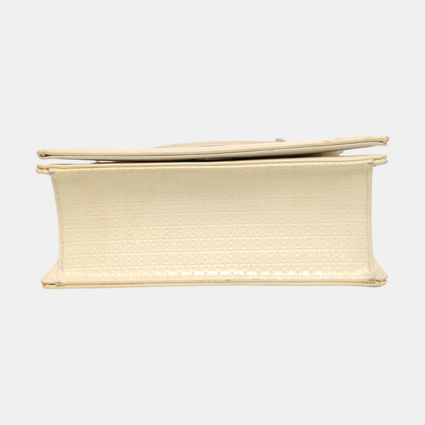 Diorama Small Cannage Calfskin Yellow