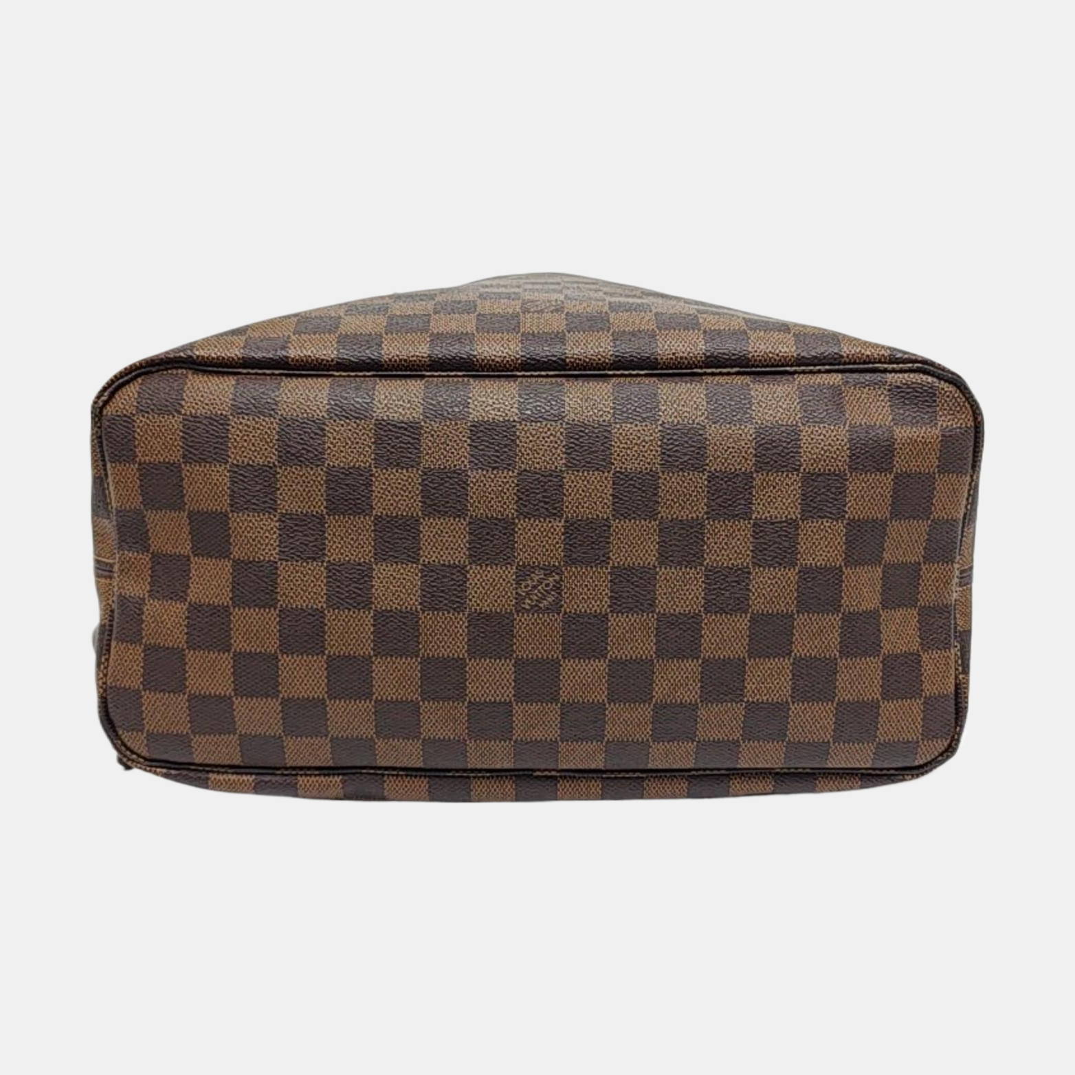 Authenticated pre-owned  NEVERFULL MM Damier Ebene Coated Canvas Brown - Tote Bag at Looply