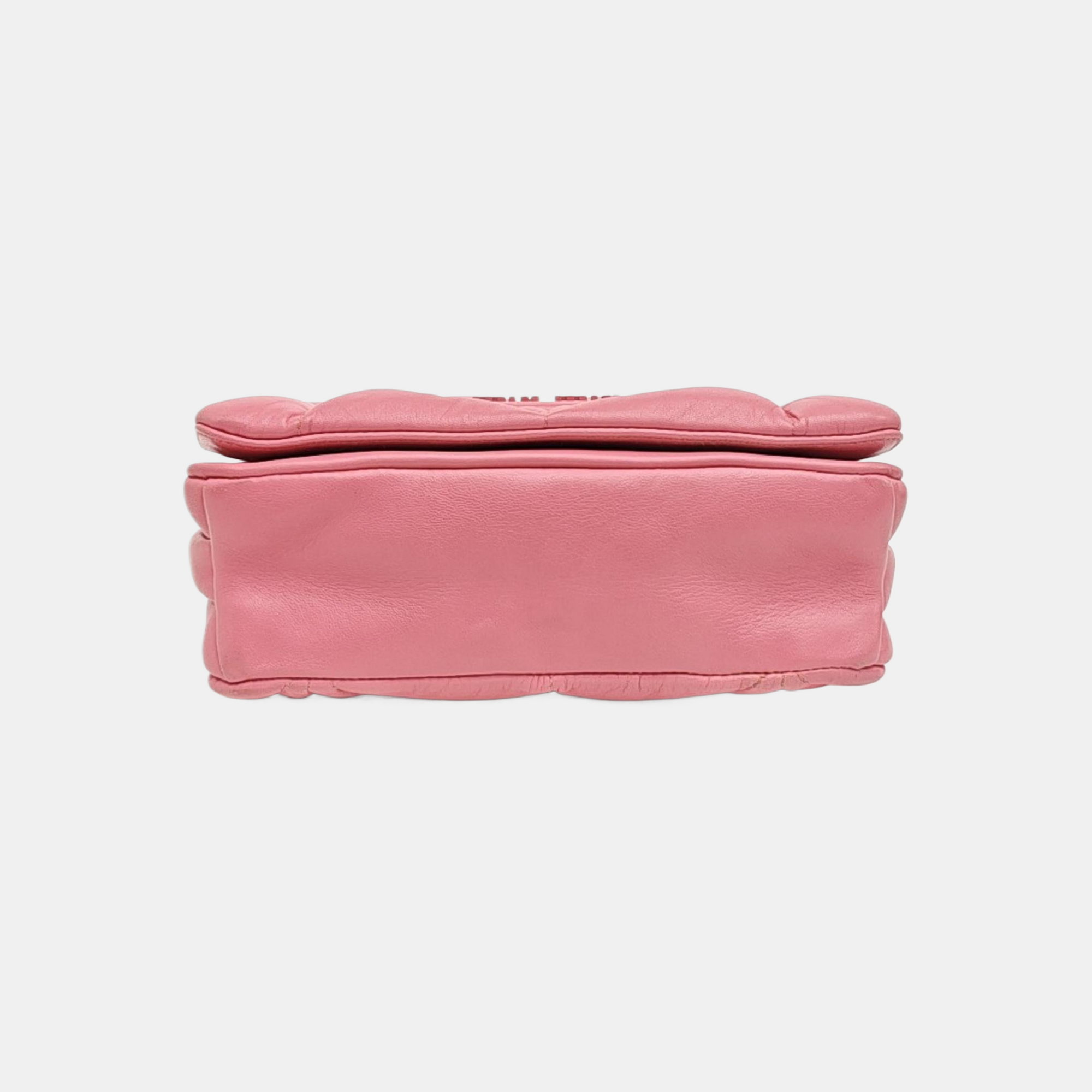Quilted Lambskin Shoulder Bag Red