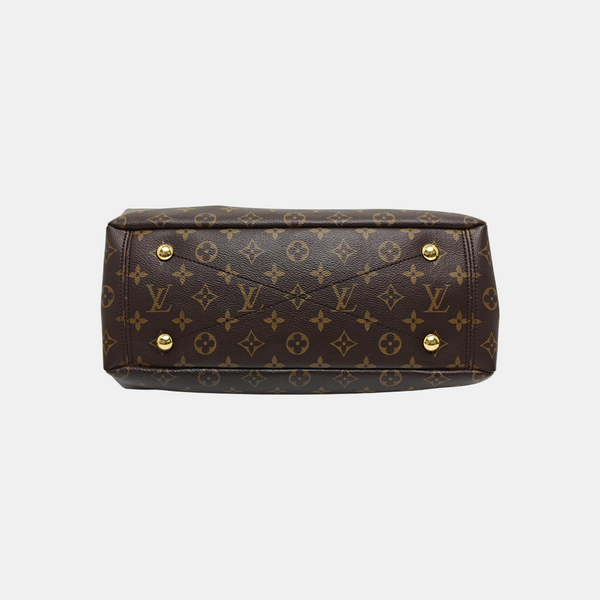 PALLAS MM Monogram Coated Canvas Brown