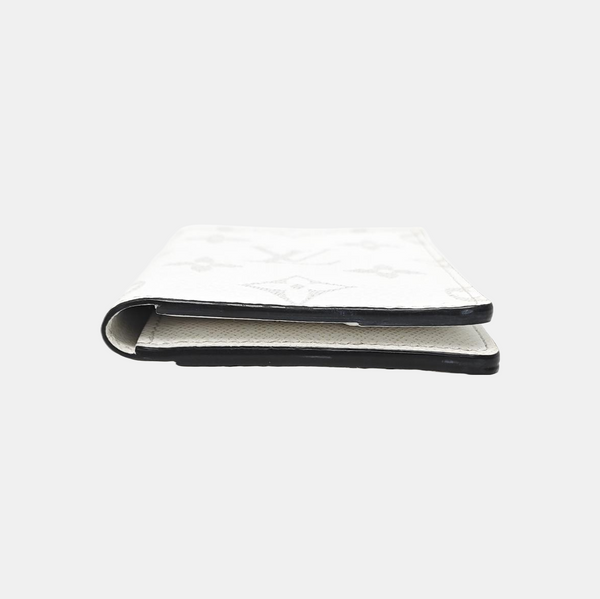 Monogram Coated Canvas Card Holder White