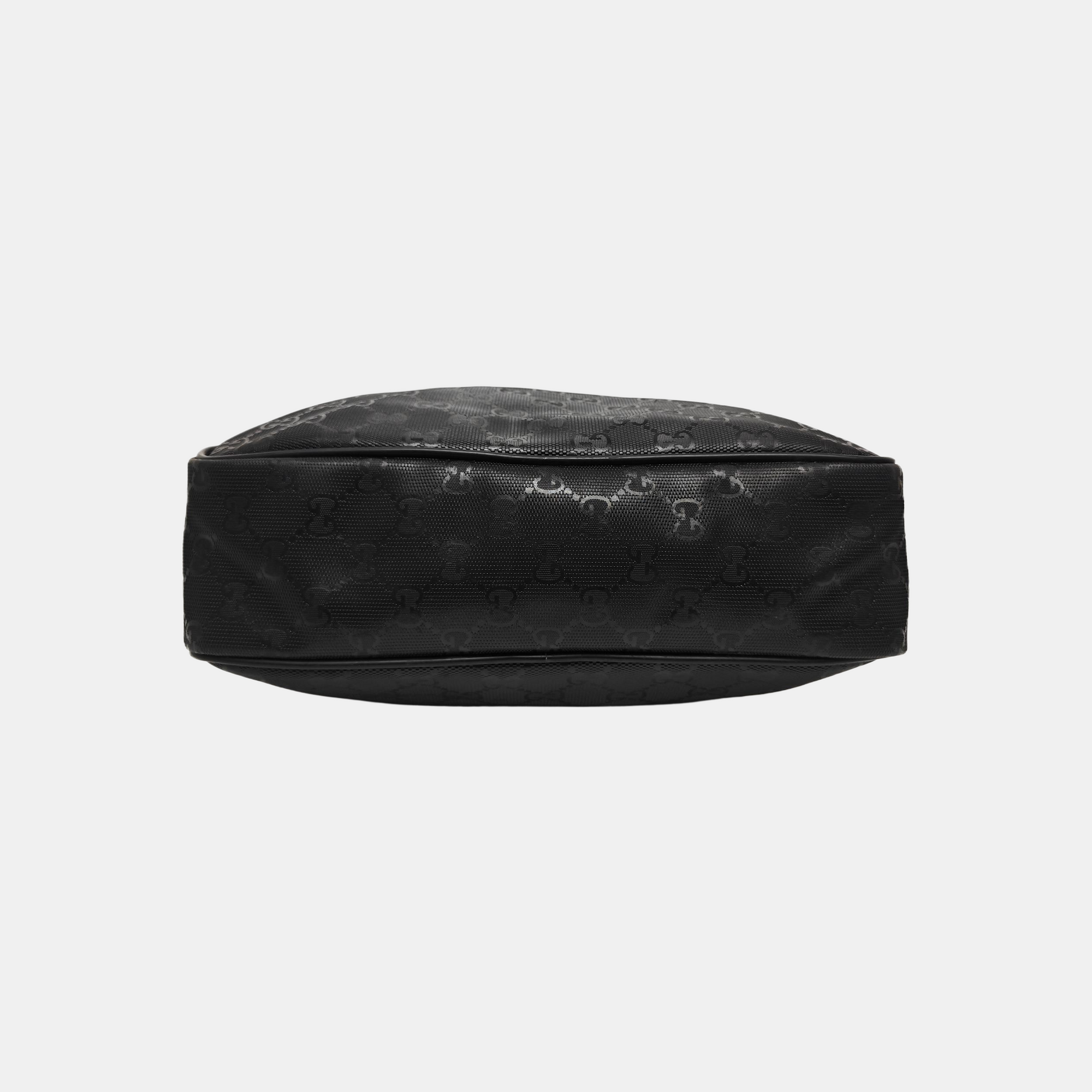GG Imprime Messenger Monogram Coated Canvas Black