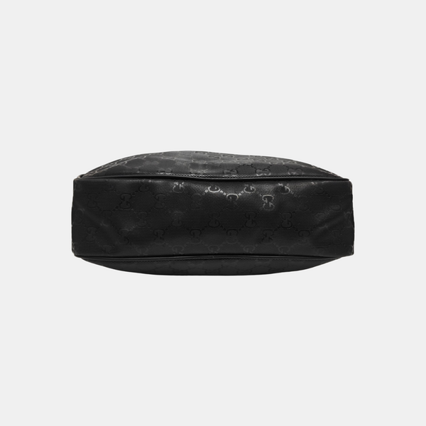 GG Imprime Messenger Monogram Coated Canvas Black