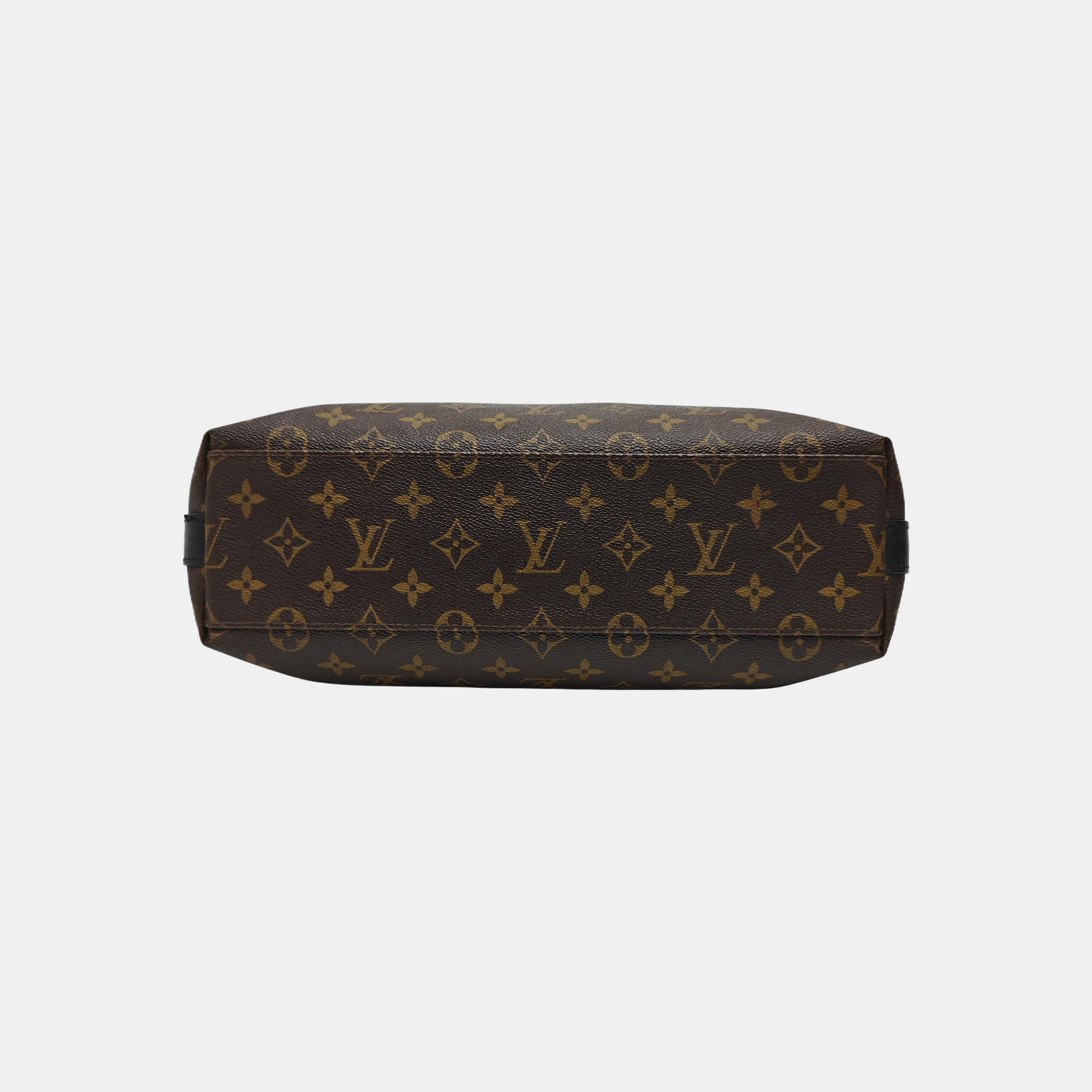 KITAN Monogram Coated Canvas Brown