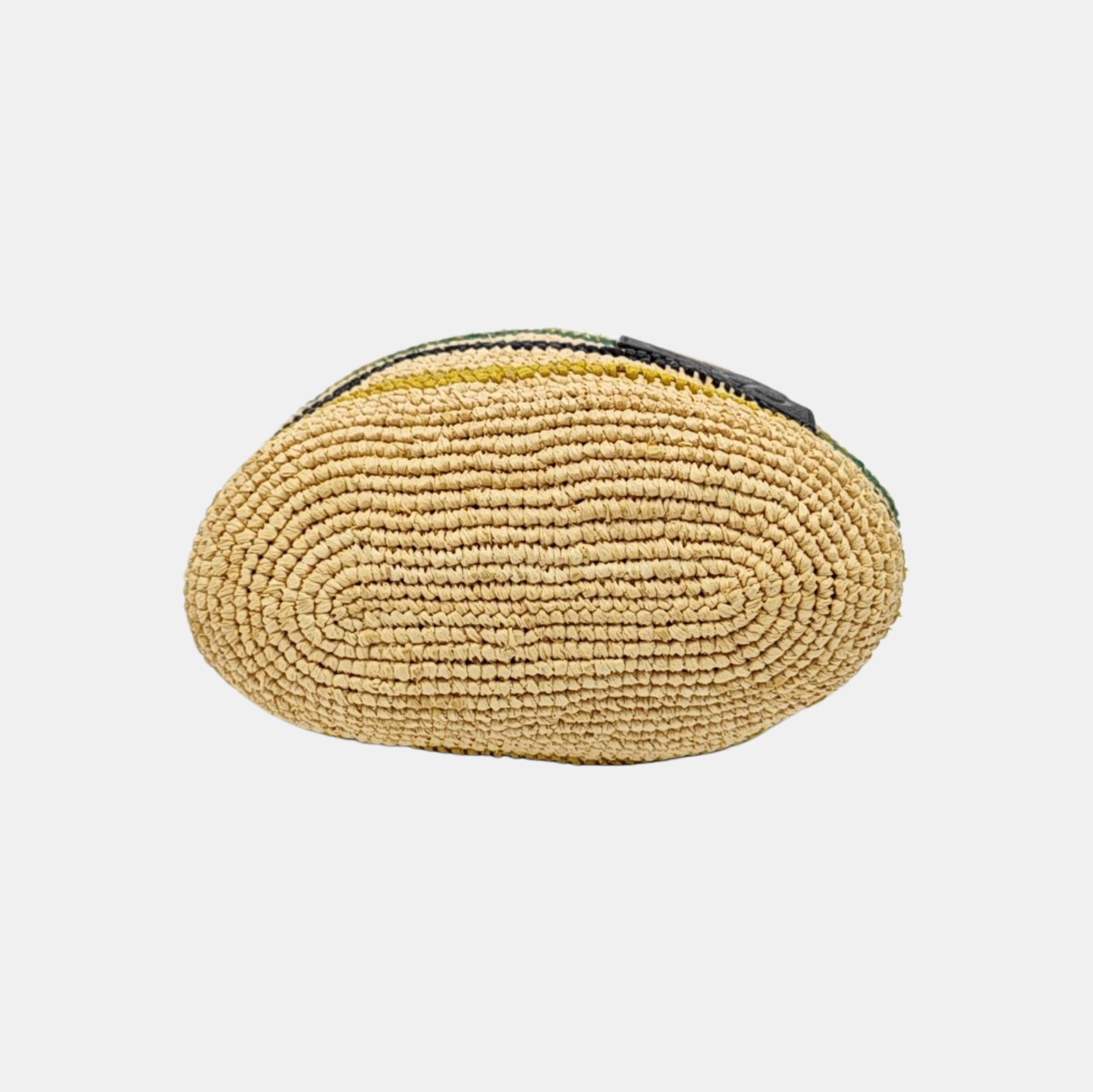 Special Material Bucket Bag Beige