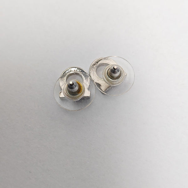 Metal Silver Stud Earrings