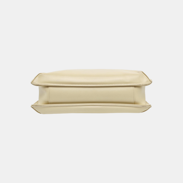 Calfskin Top Handle Bag Beige