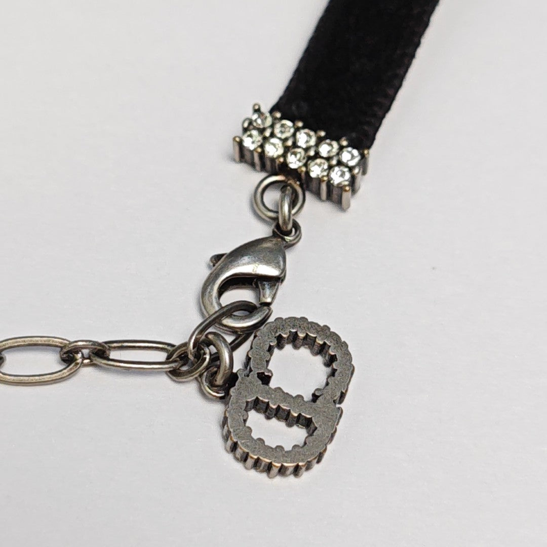 Dio(r)evolution Fabric Black Necklace