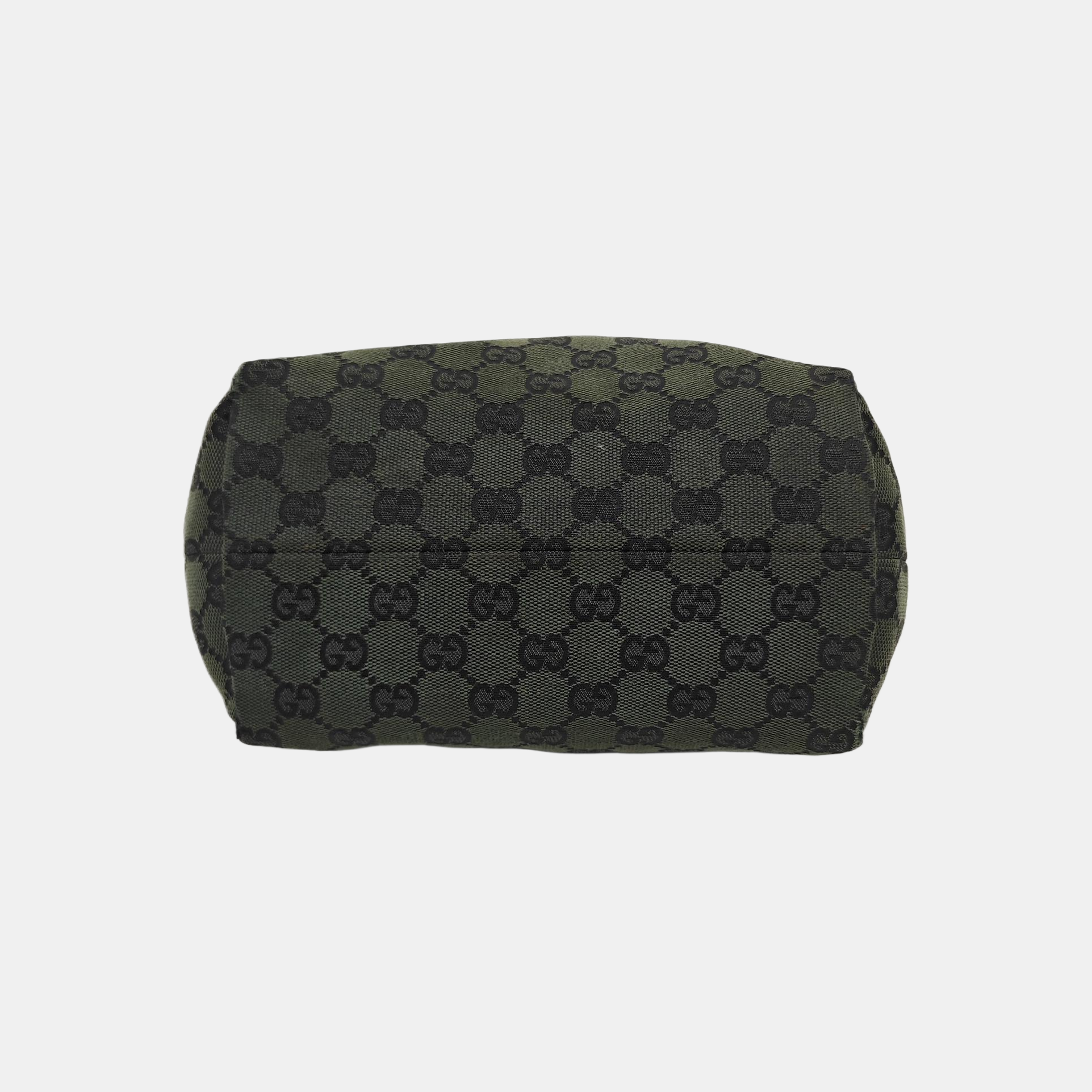 Monogram Canvas Tote Bag Green