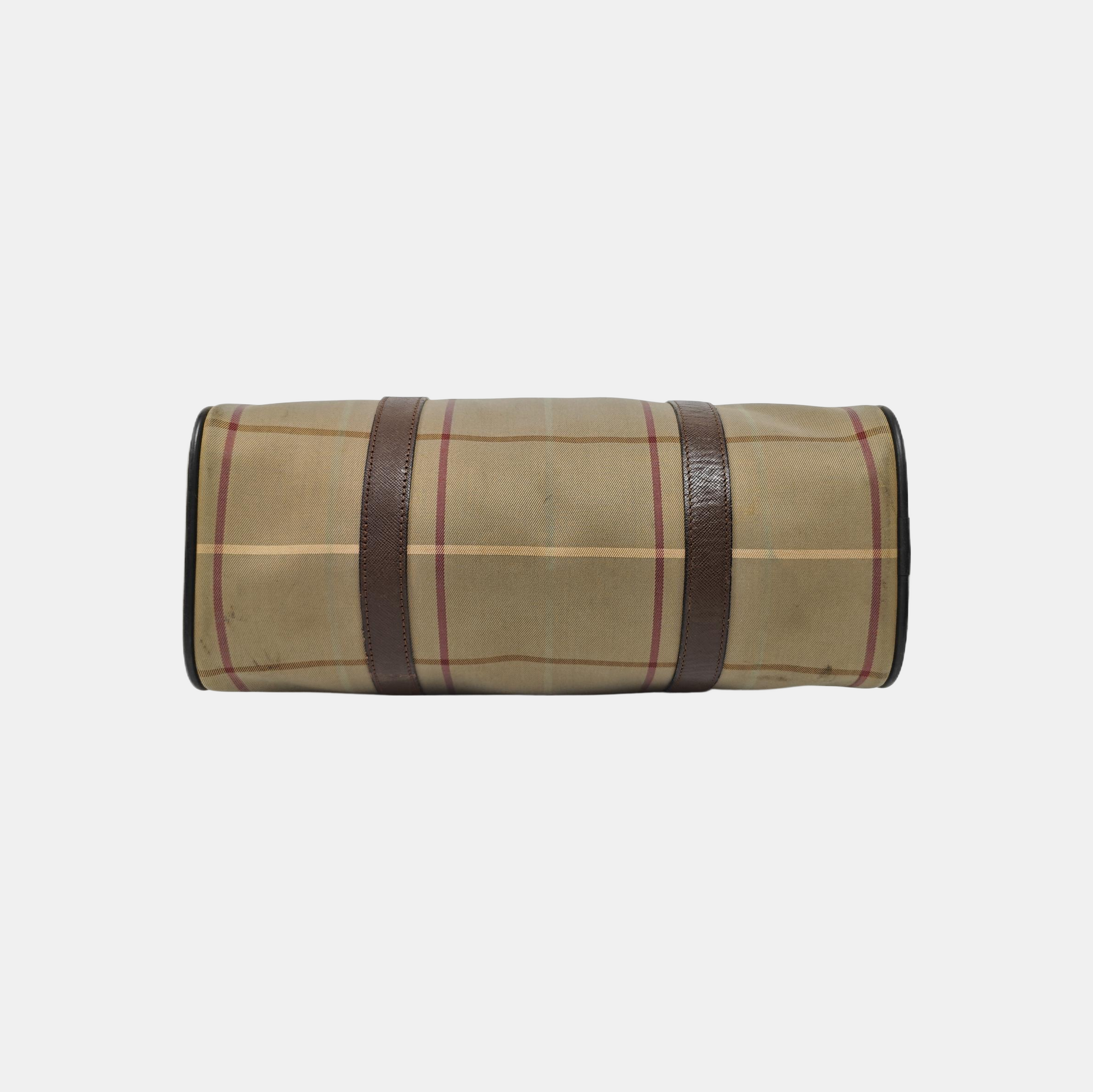 Canvas Top Handle Bag Beige