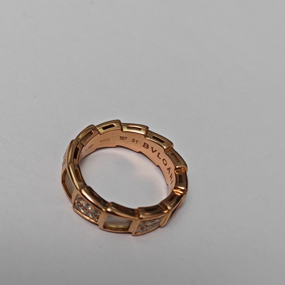 SERPENTI 18k Rose Gold Ring EU 51