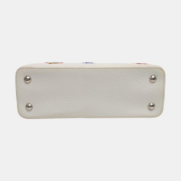 ARTYCAPUCINES MM Calfskin White