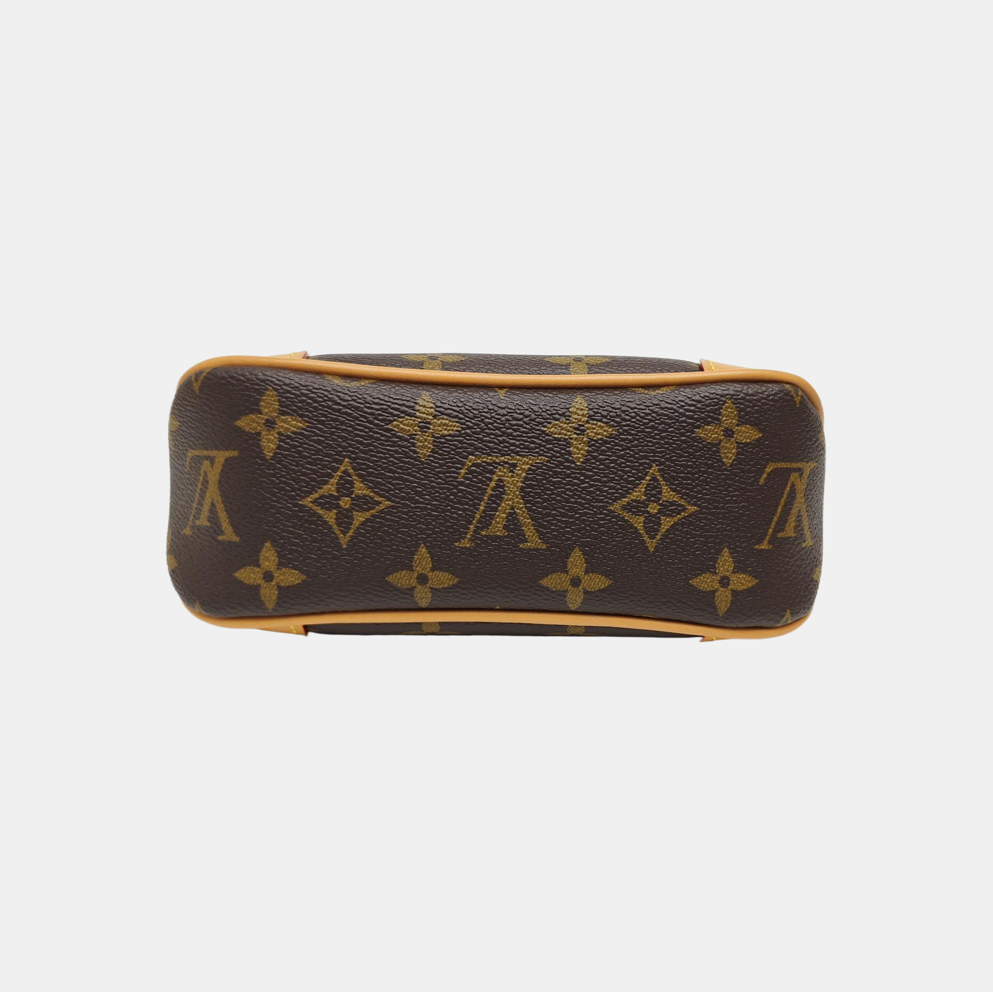 BOULOGNE Nano Monogram Coated Canvas Brown