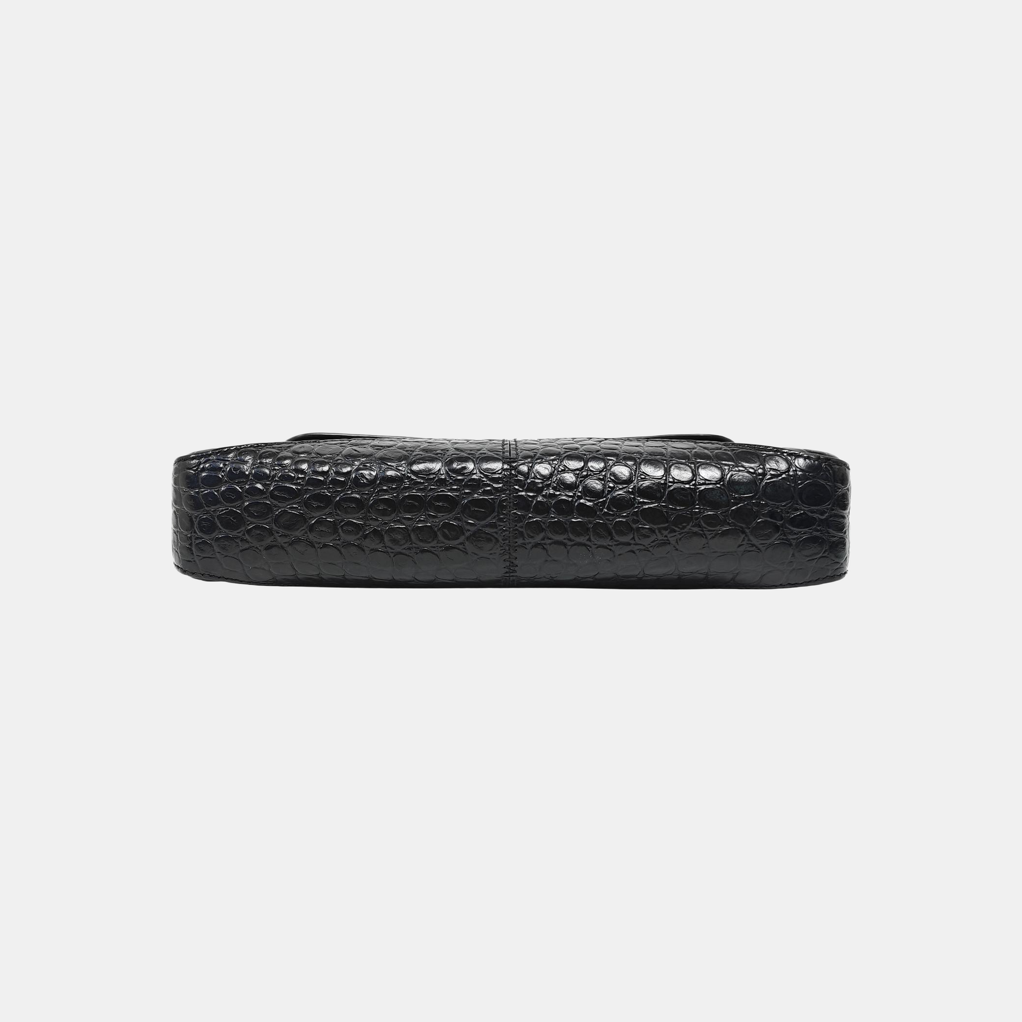 Calfskin Shoulder Bag Black