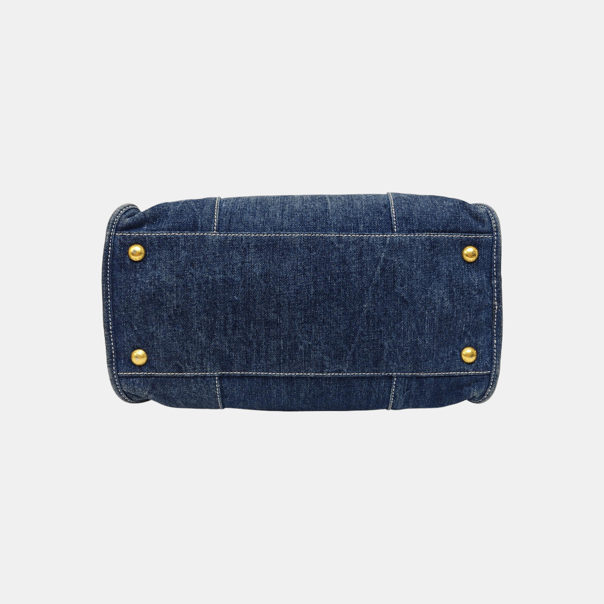 Denim Tote Bag Blue