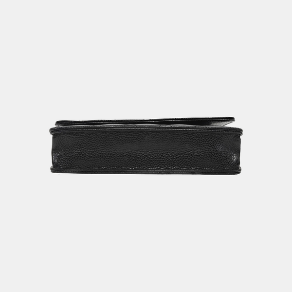 WOC Quilted Grained Calfskin Black
