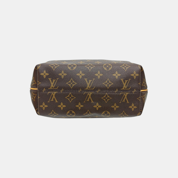 TURENNE Monogram Coated Canvas Brown