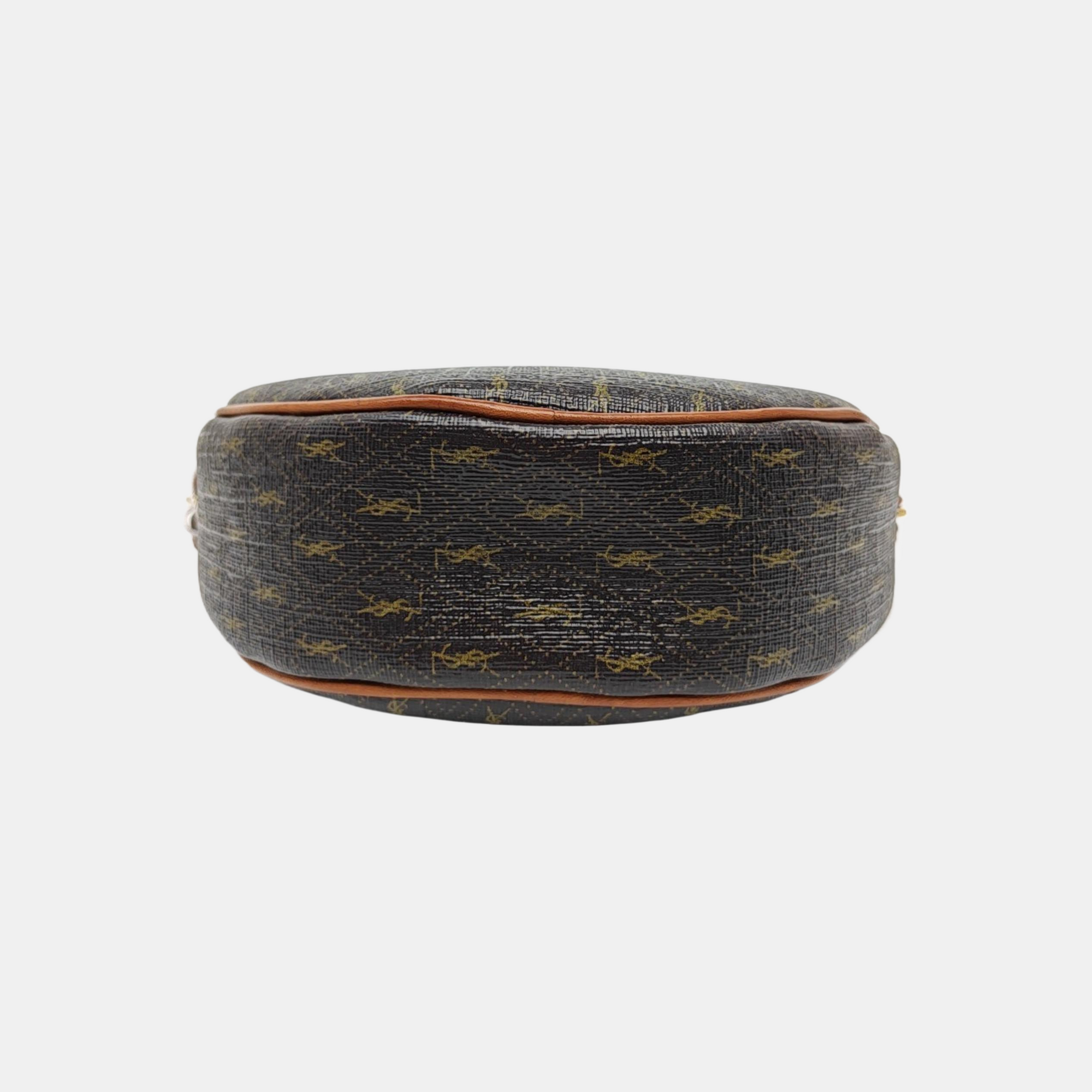 LE MONOGRAMME CŒUR Coated Canvas Brown