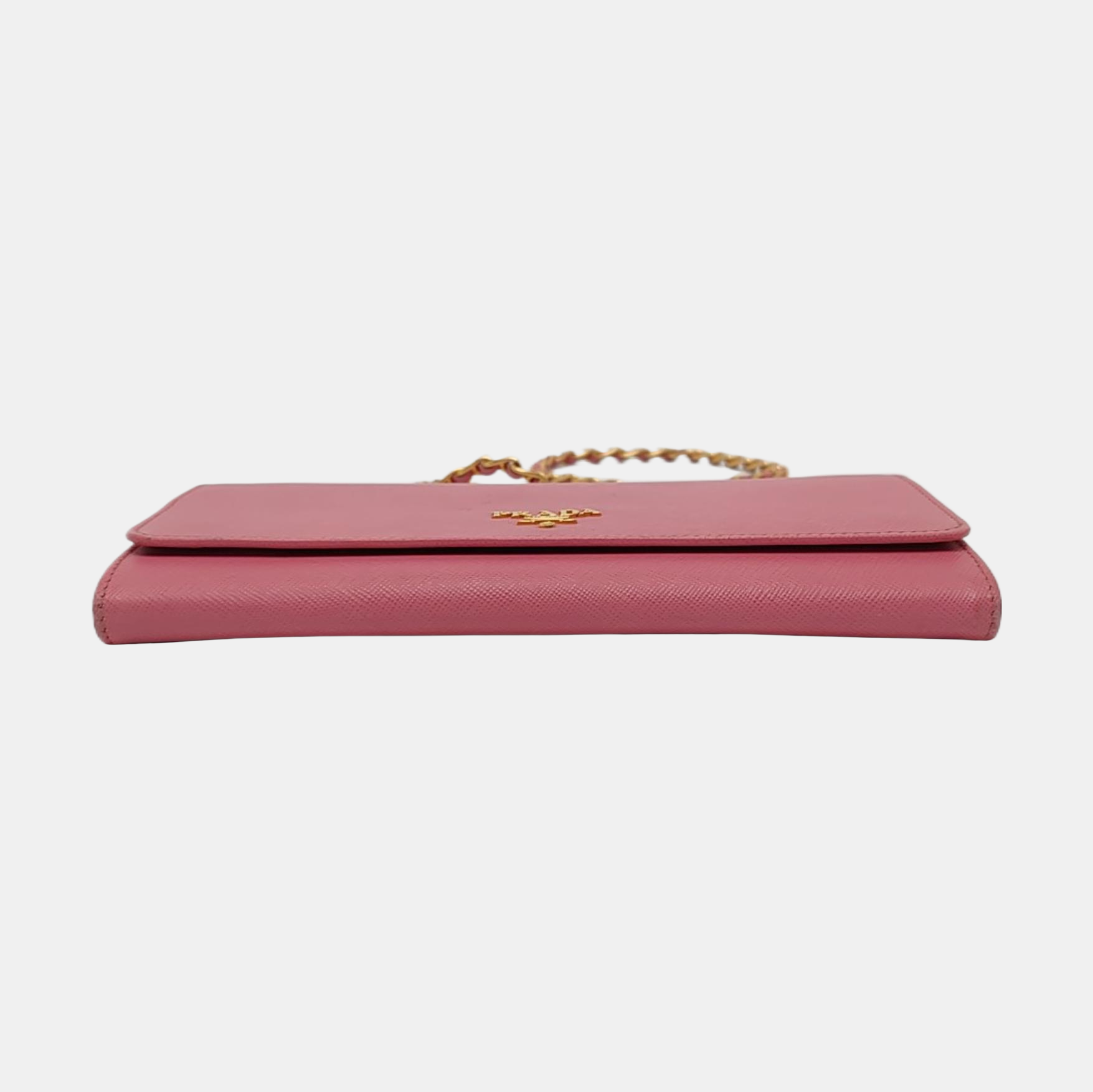 Fold Wallet Saffiano Calfskin Red
