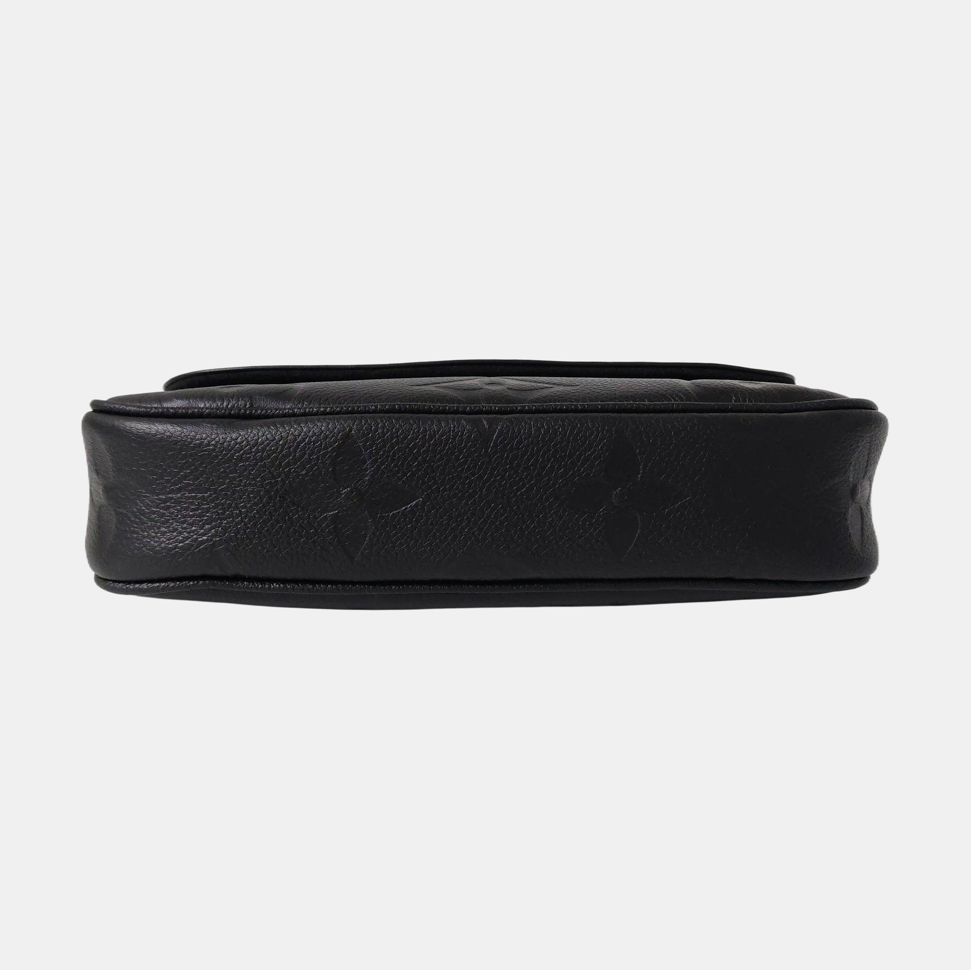 IVY Monogram Calfskin Black
