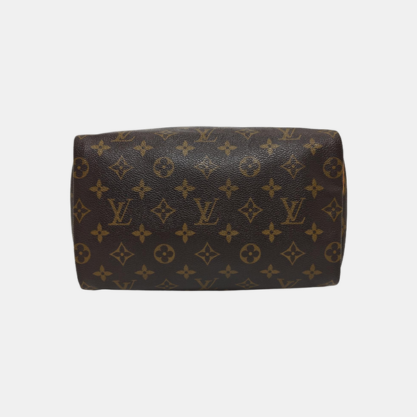 SPEEDY 25 Monogram Coated Canvas Brown
