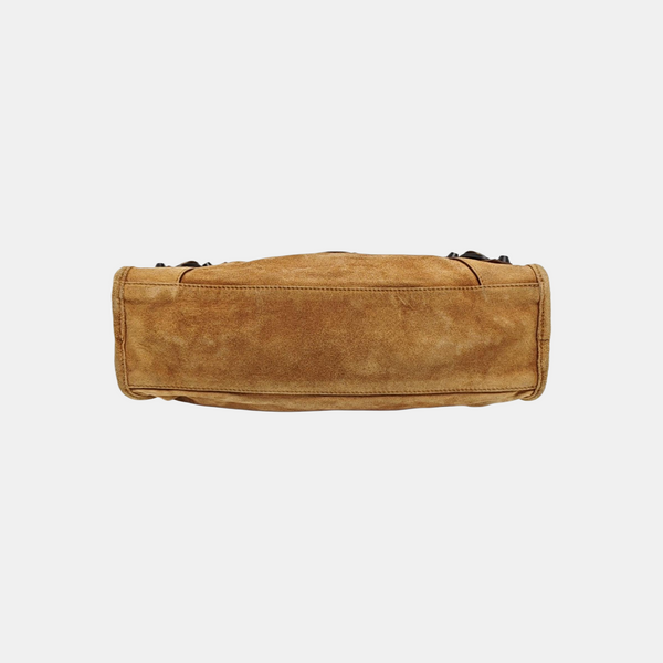 LE CITY Small Suede Brown