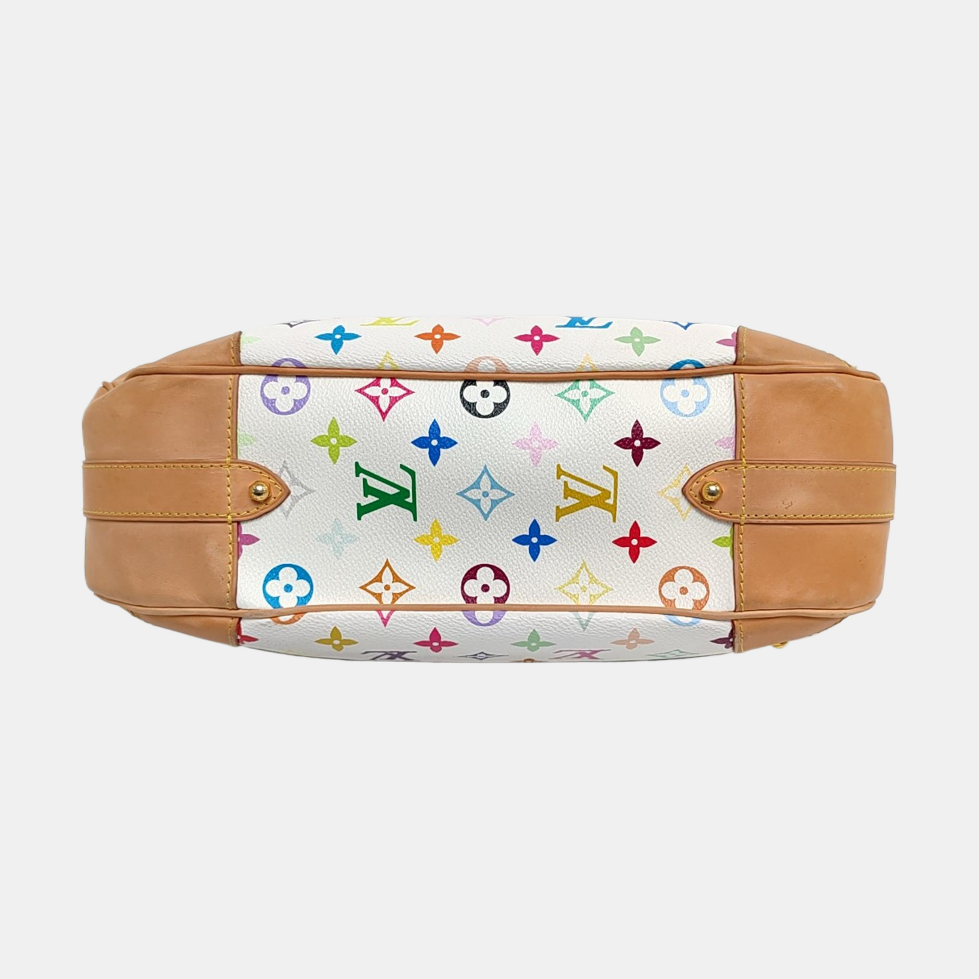 GRETA Monogram Coated Canvas White