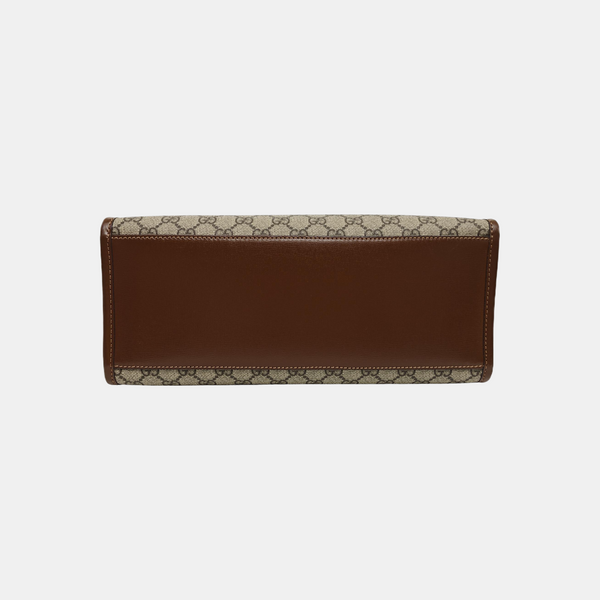 Retro Small Monogram Coated Canvas Brown